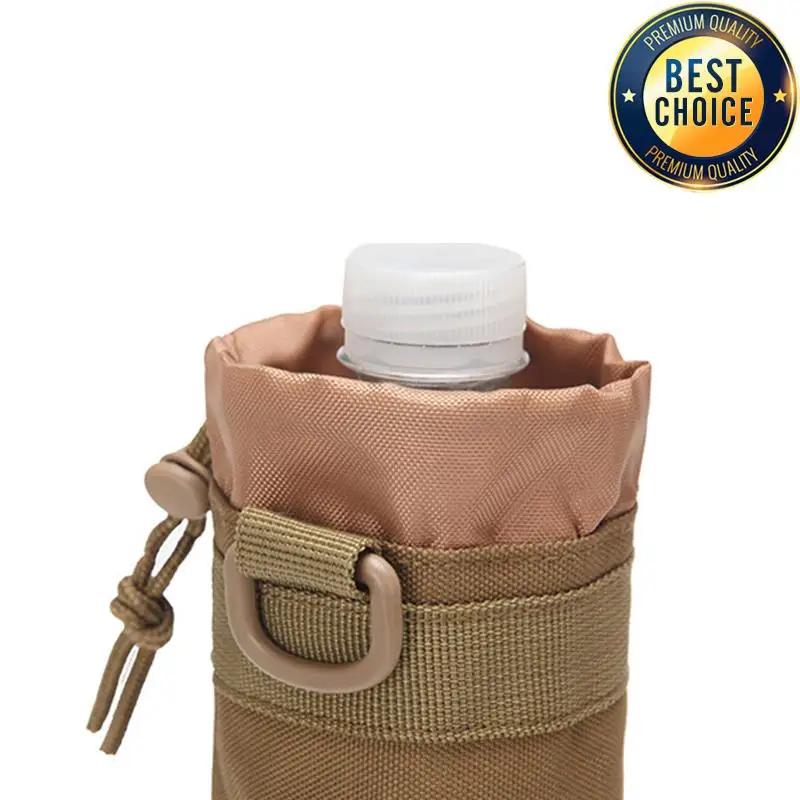Pochette de bouteille d'eau de chasse, support de bouilloire Molle d'extérieur, Camping randonnée cy