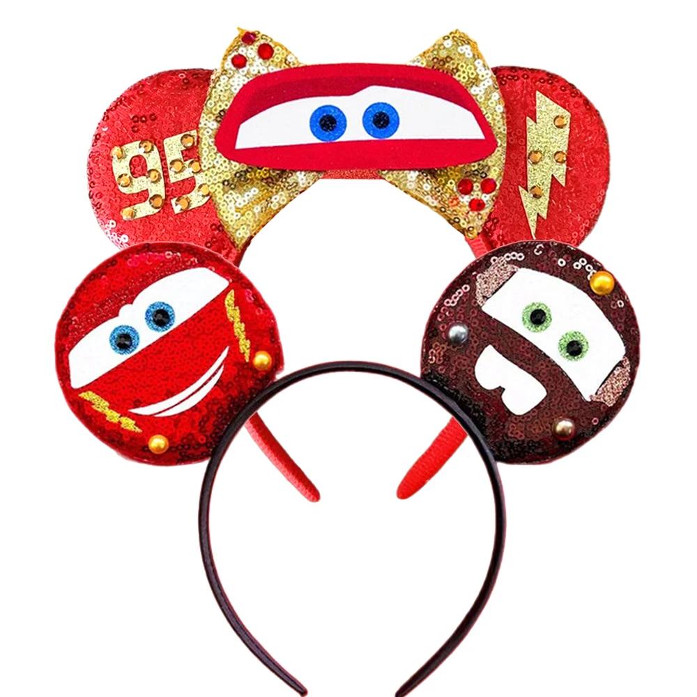 Voitures Mickey Mouse oreille bandeau 95 Flash cheveux accessoires parc d'attractions habiller garço