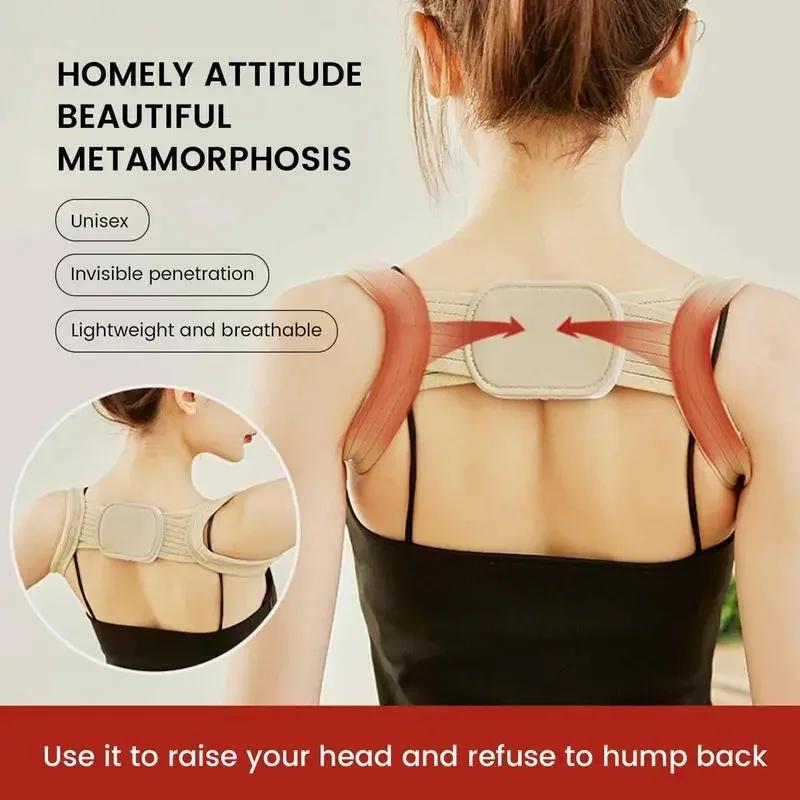 Correcteur posture clavicule réglable - Attelle dos ceinture lombaire pour hommes et femmes