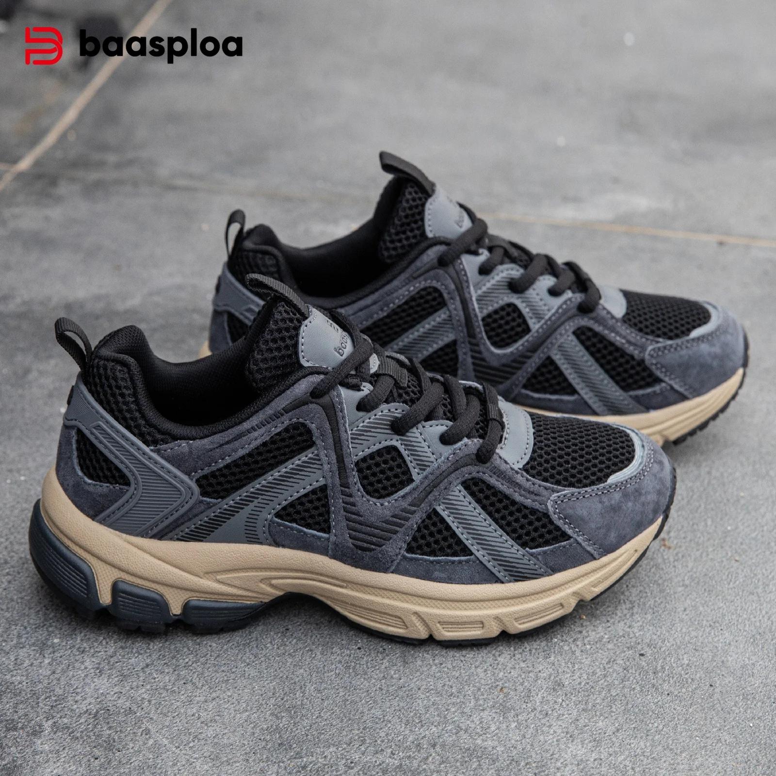 Baasploa – chaussures de course pour femmes, baskets de sport en maille respirante et confortables,