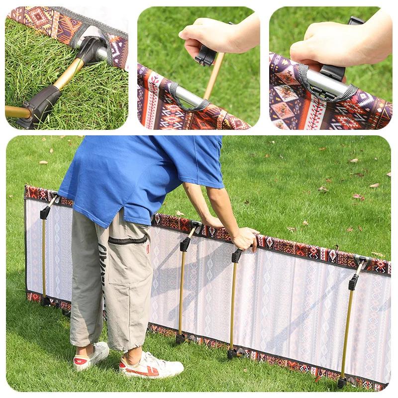 Lit pliant de Camping 185cm, tente de couchage extérieure pour une personne