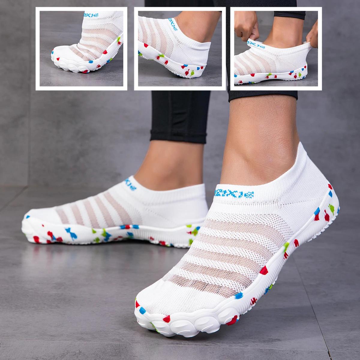 Chaussures de ski aquatique à séchage rapide, chaussures de natation légères en amont pour la plage