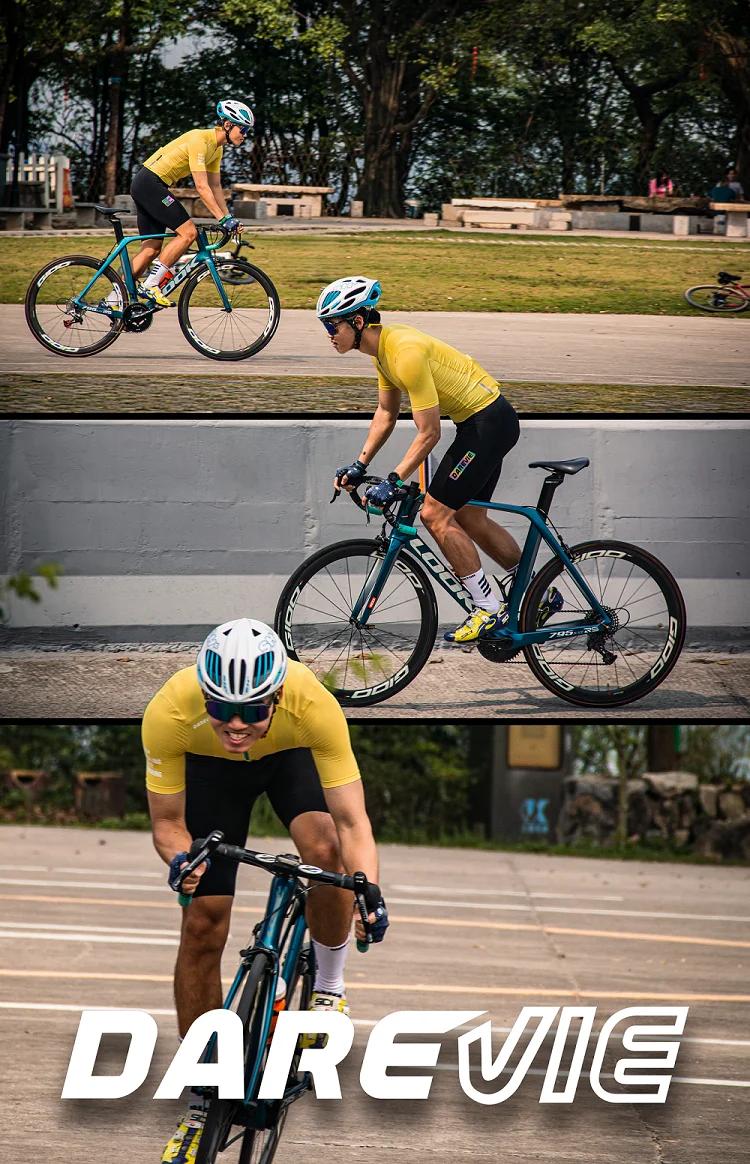 DAREVIE Maillot de cyclisme respirant pour hommes et femmes, vêtements de cyclisme à séchage rapide,