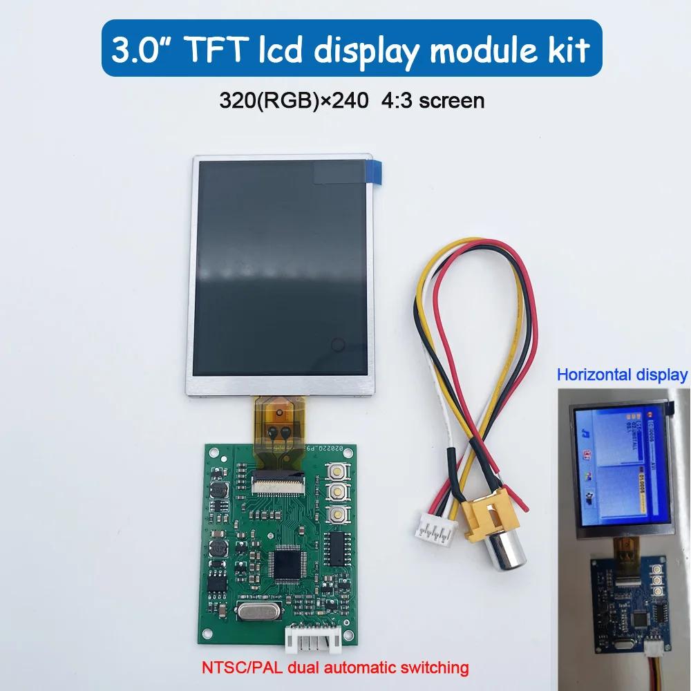 Kit de module d'affichage LCD TFT 3 pouces 320x240 avec entrée vidéo RCA 1 voie DC5V-12V pour écran