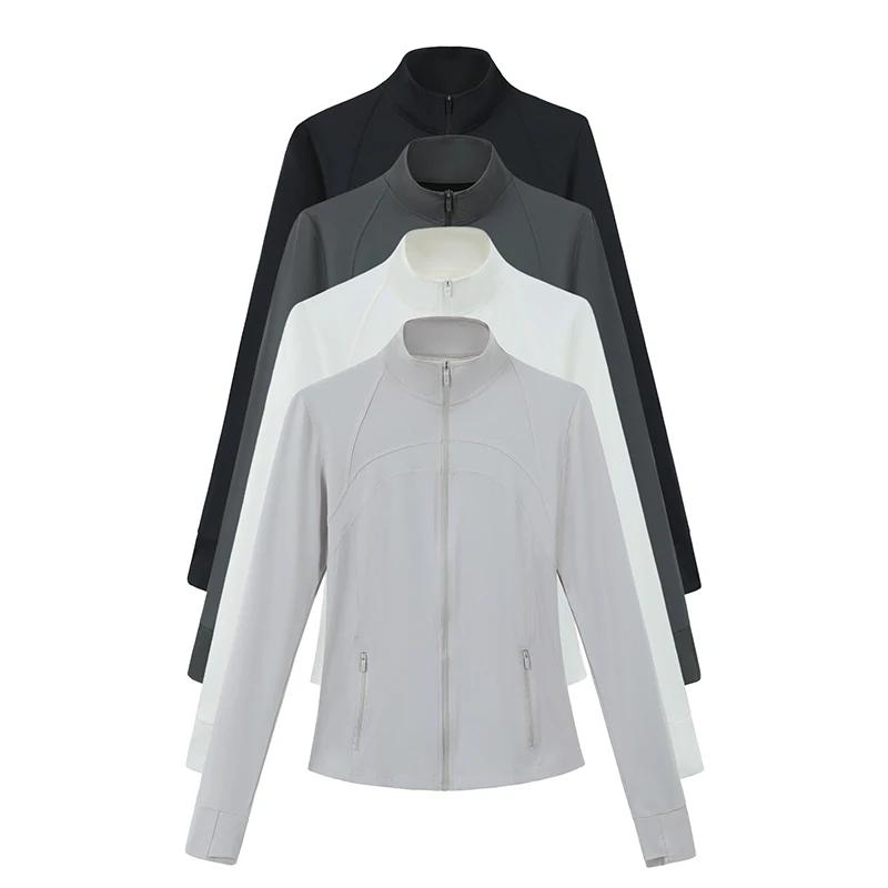 Veste à manches longues pour femmes, résistante aux UV, légère et respirante, pour la course à pied