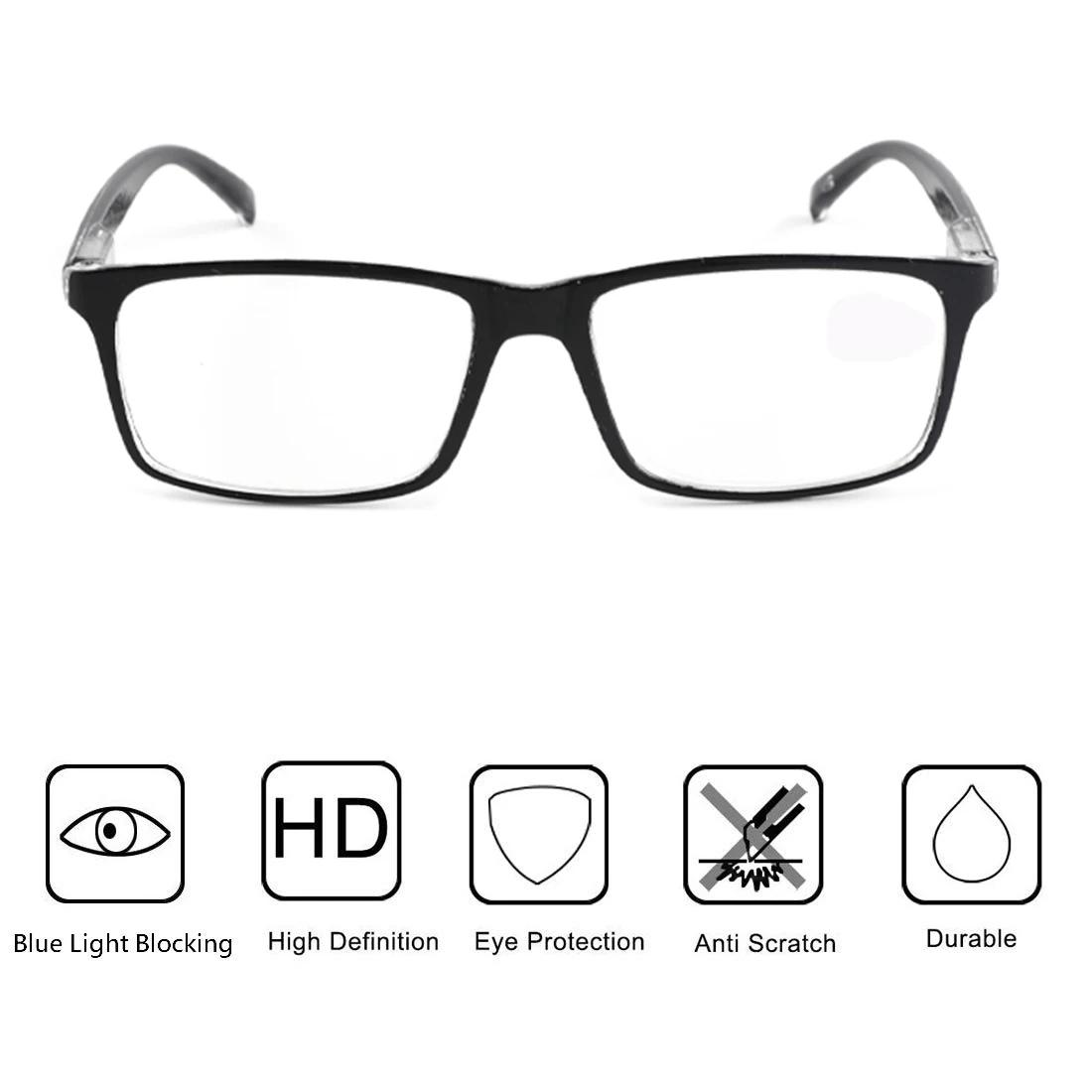 Lunettes de lecture pour hommes et femmes, lunettes de sport Anti-lumière bleue, noires et rouges, p