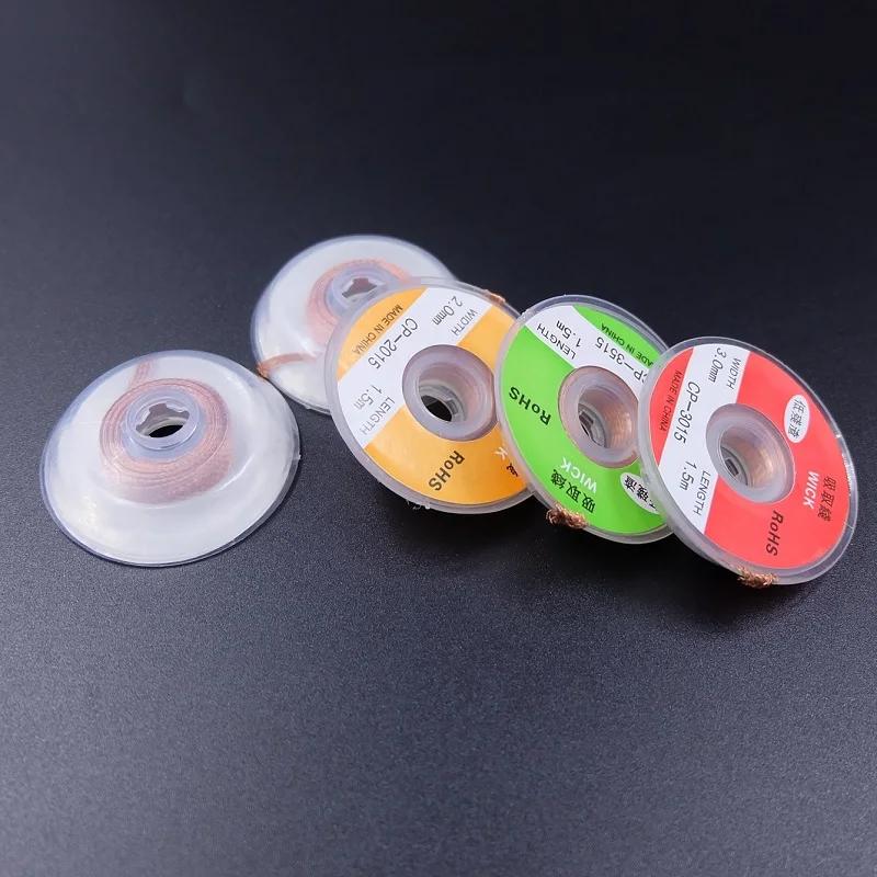 Dissouder ruban tressé cuivre soudage soudure soudure dissolvant 1/1.5/2/2.5/3/4mm fil à souder mèch