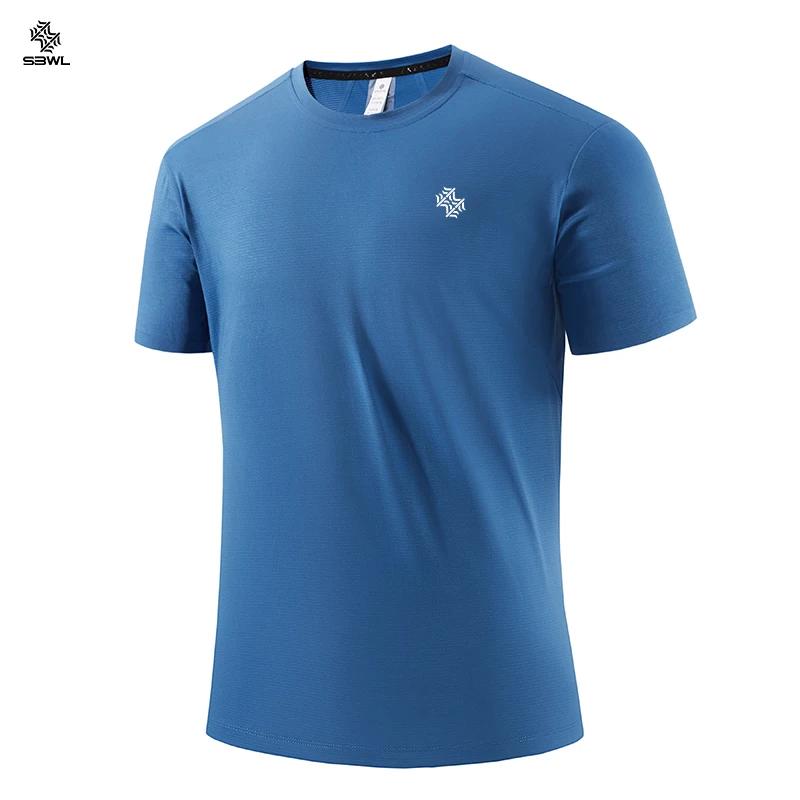 SBWL-T-shirt de randonnée en plein air pour homme, t-shirts de course à pied, perte de poids, fitnes