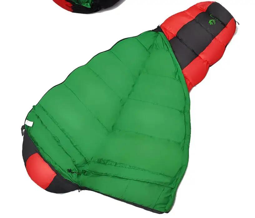 Jungle King CY0901 sacs de couchage en coton épais à quatre trous adaptés à l'hiver thermique 4 type