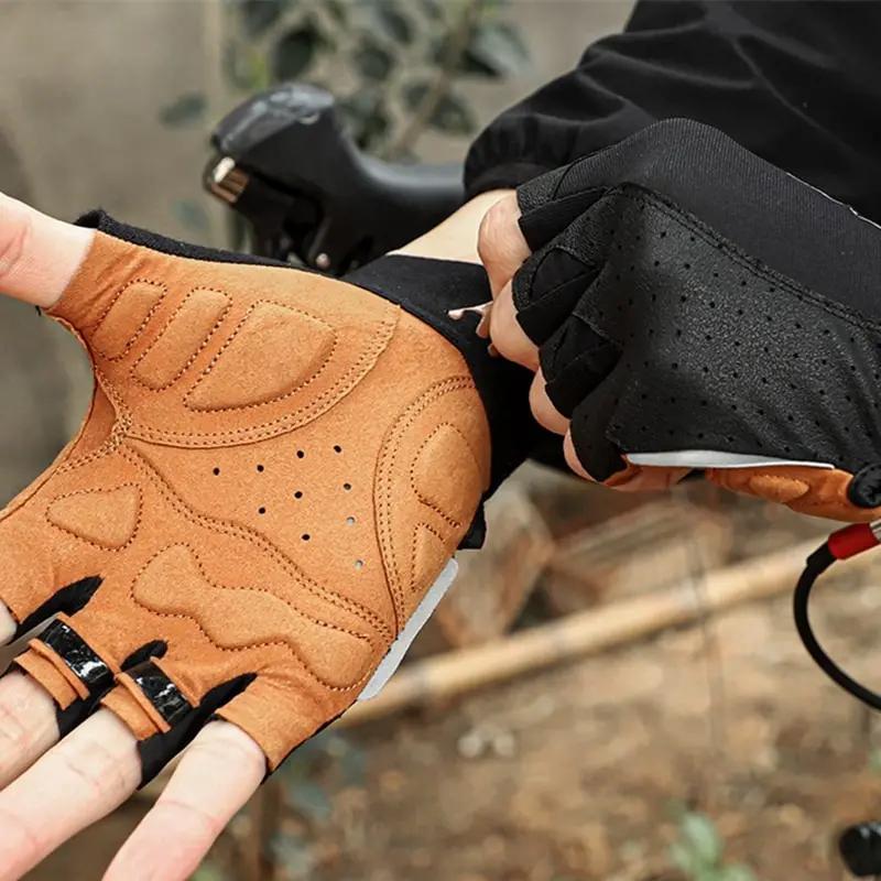 WEST VÉLO Sport Cyclisme Gants Demi Doigt Hommes Femmes VTT Vélo Gants de Course Fitness Gym Équitat