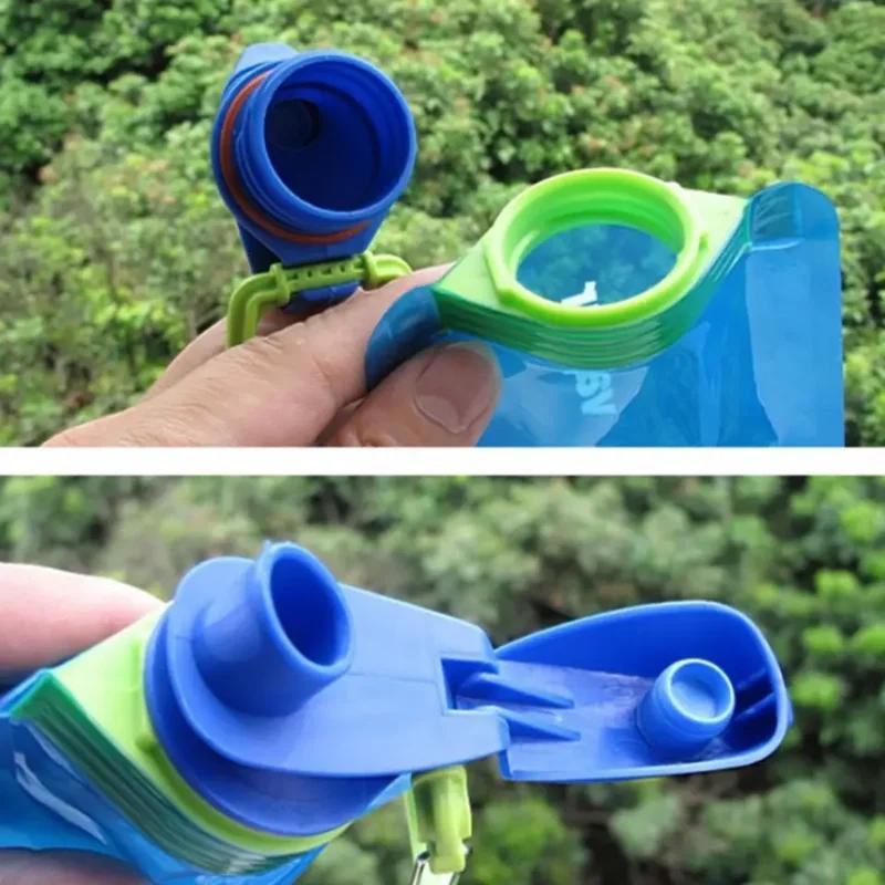 Sac d'eau pliable ultraléger Portable 700ml, pochette pour bouteille d'eau, fournitures de Sport de