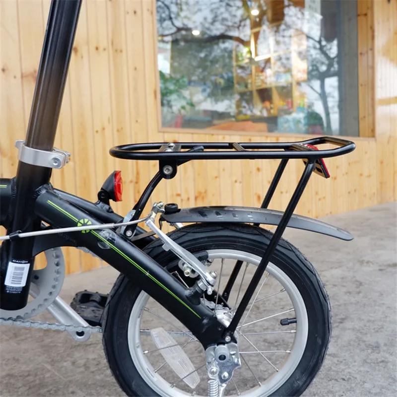 Porte-bagages arrière de vélo pliant en alliage d'aluminium, 14 "16", Compatible avec Dahon Bya412 K