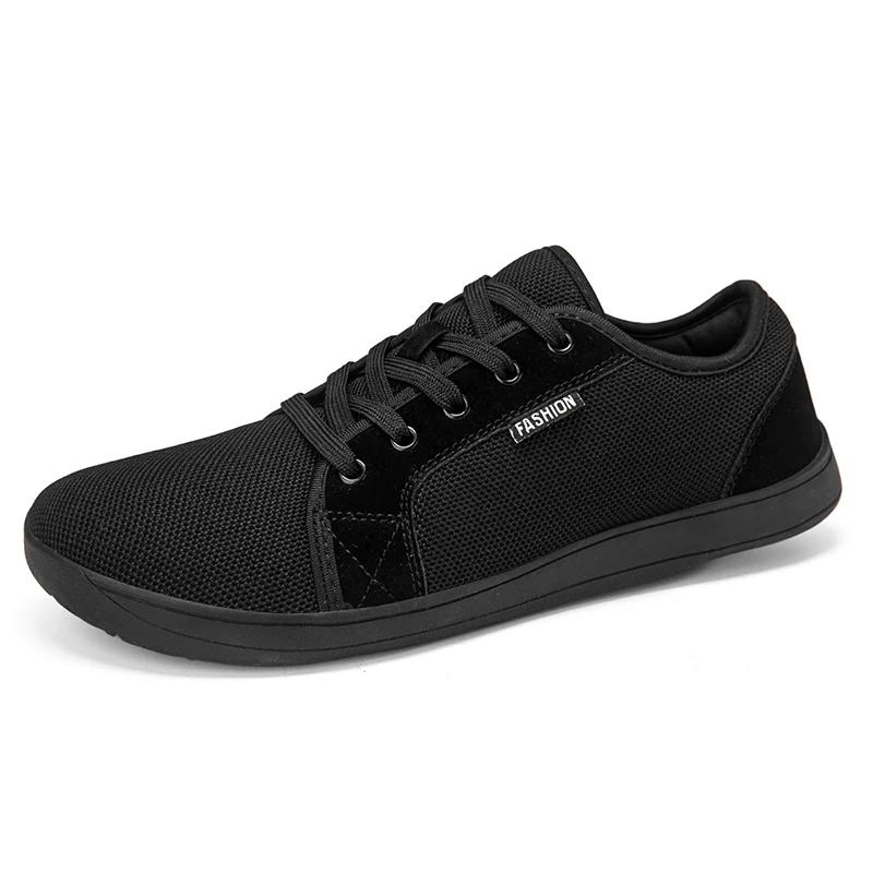 Chaussures de course pour hommes avec semelles souples pieds légers et larges adaptés aux hommes et