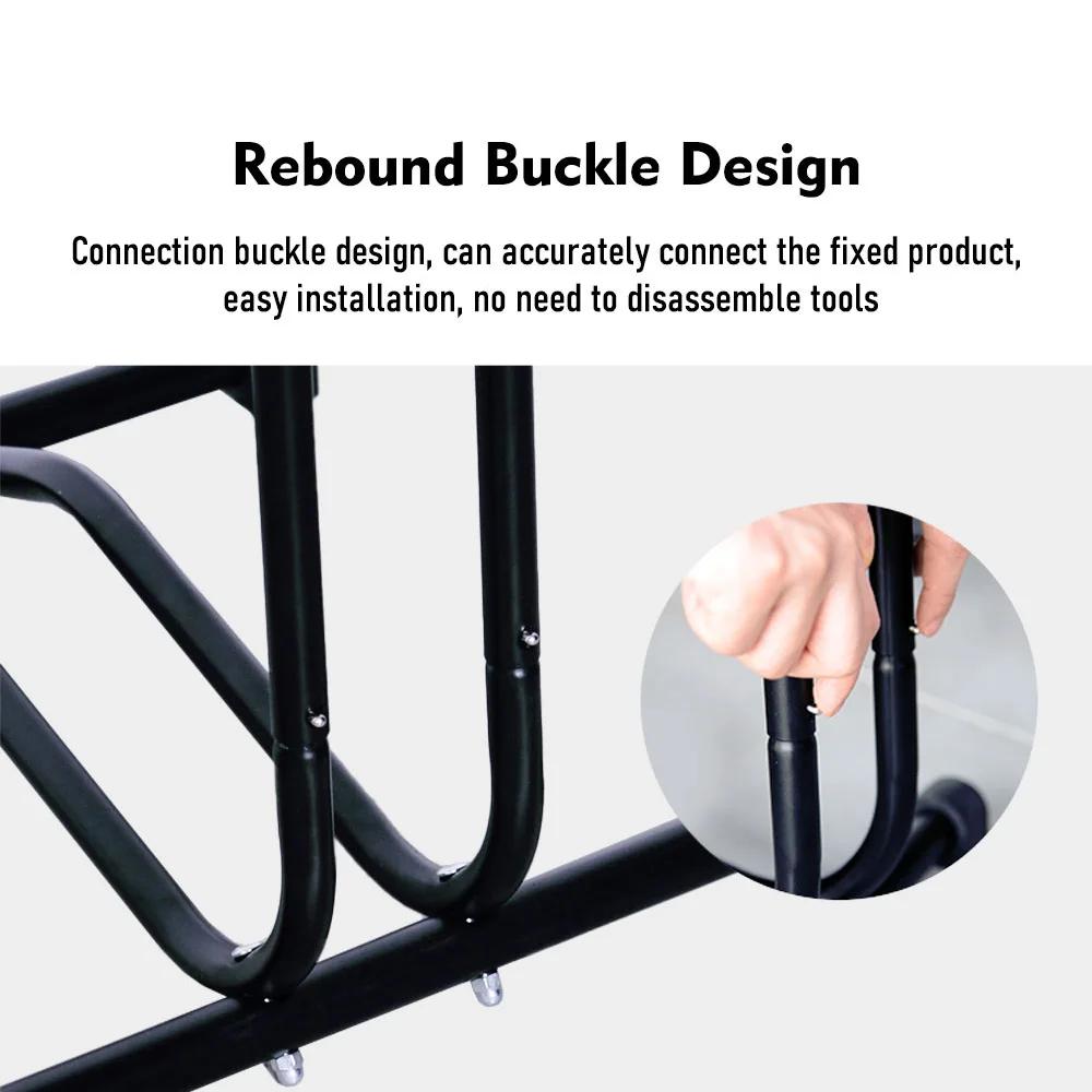 Support de vélo vertical 3 en 1, stationnement au sol de vélo T1, rangement de garage intérieur, sup