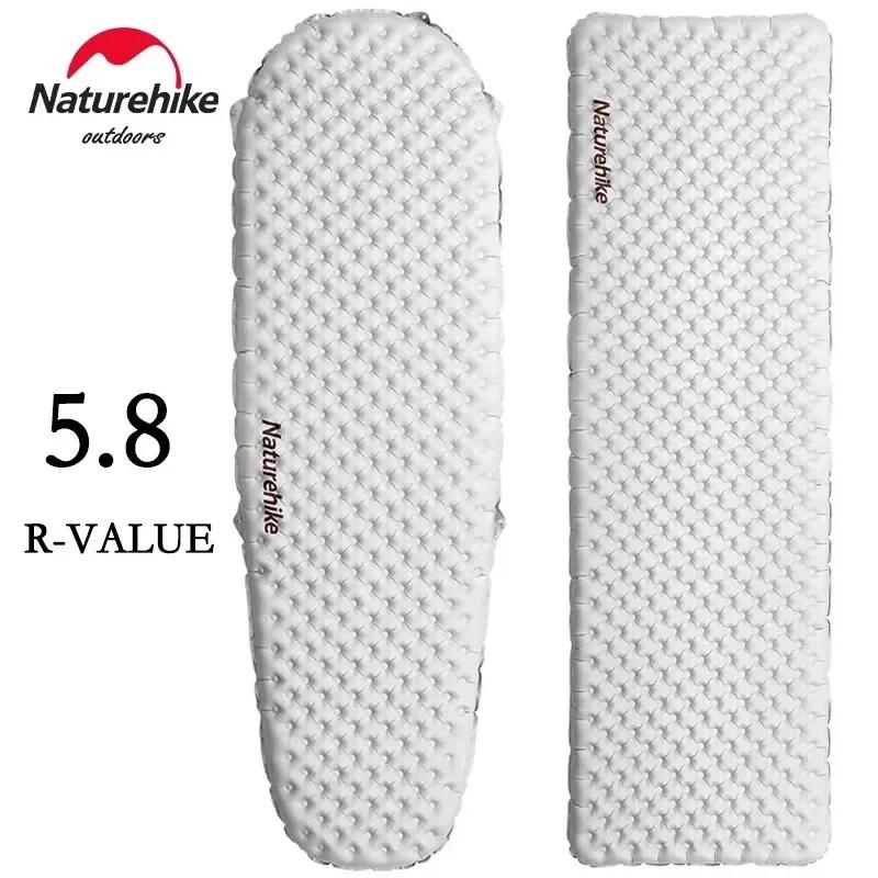 Naturehike – tapis d'air R Value 5.8, coussin de couchage d'extérieur ultraléger, matelas de Camping