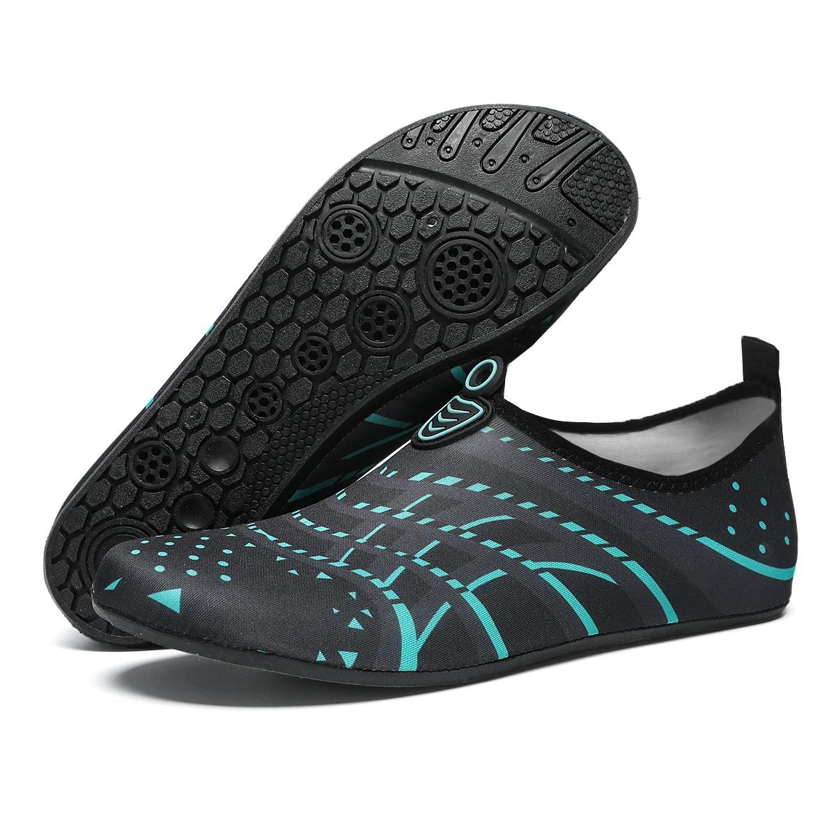 Chaussettes de sports aquatiques pour femmes et hommes, chaussures aquatiques de plongée, chaussures