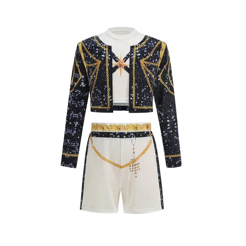 Costume de chanteuse pop pour filles, vêtements de mode, tenue de scène pour filles, uniforme de spe