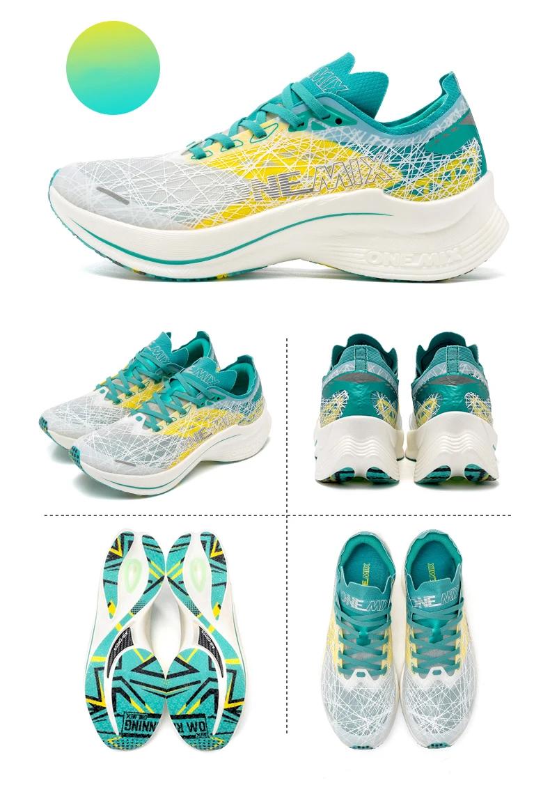 ONEMIX – chaussures de course à plaque de carbone pour hommes et femmes, baskets de sport ultra-légè