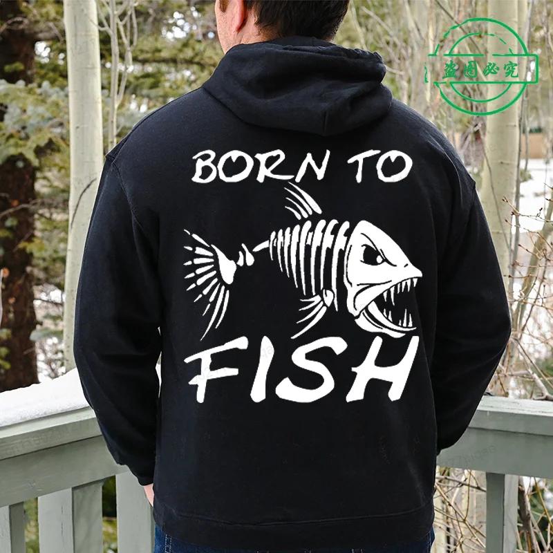 Sweat-shirt à capuche pour hommes, vêtement de sport drôle, carpe, poisson, pêcheur, mode Harajuku,