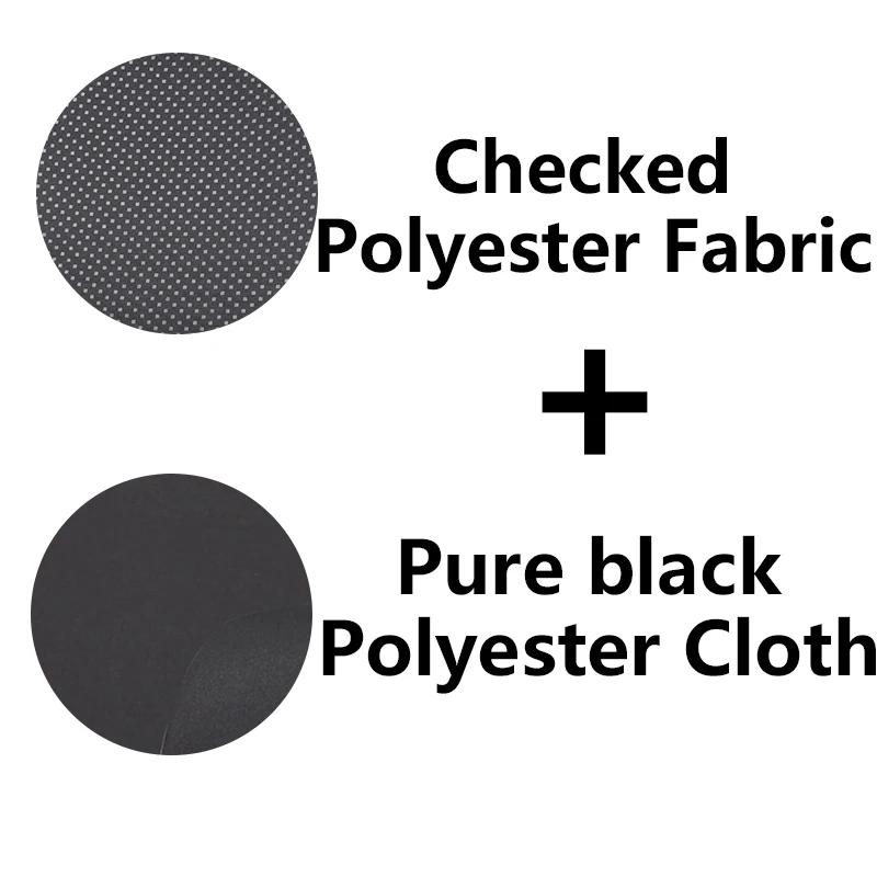 AUTOKING Housse de siège de voiture universelle unisexe en tissu maillé patchwork à carreaux en poly