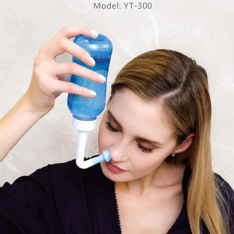 Irrigateur nasal pour adultes et enfants, nettoyeur de lavage nasal, bouteille de cheville, protecte