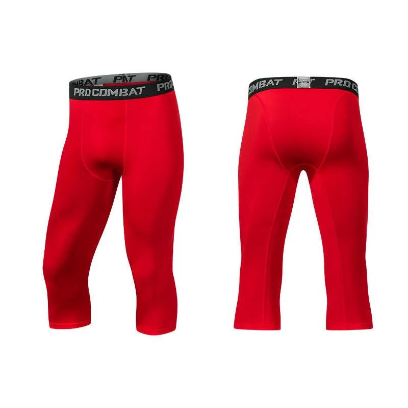 Short compression 3/4 homme - Fitness course à pied - Séchage rapide survêtement sport