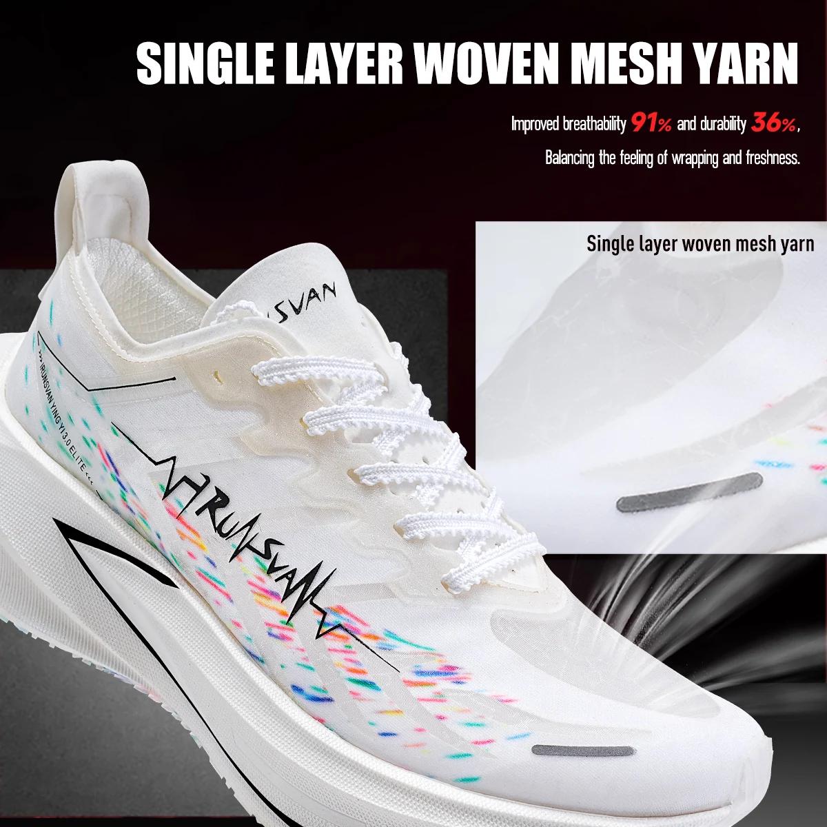 Chaussures de sport en carbone IRUNSVAN T800, chaussures de course professionnelles pour marathon, c