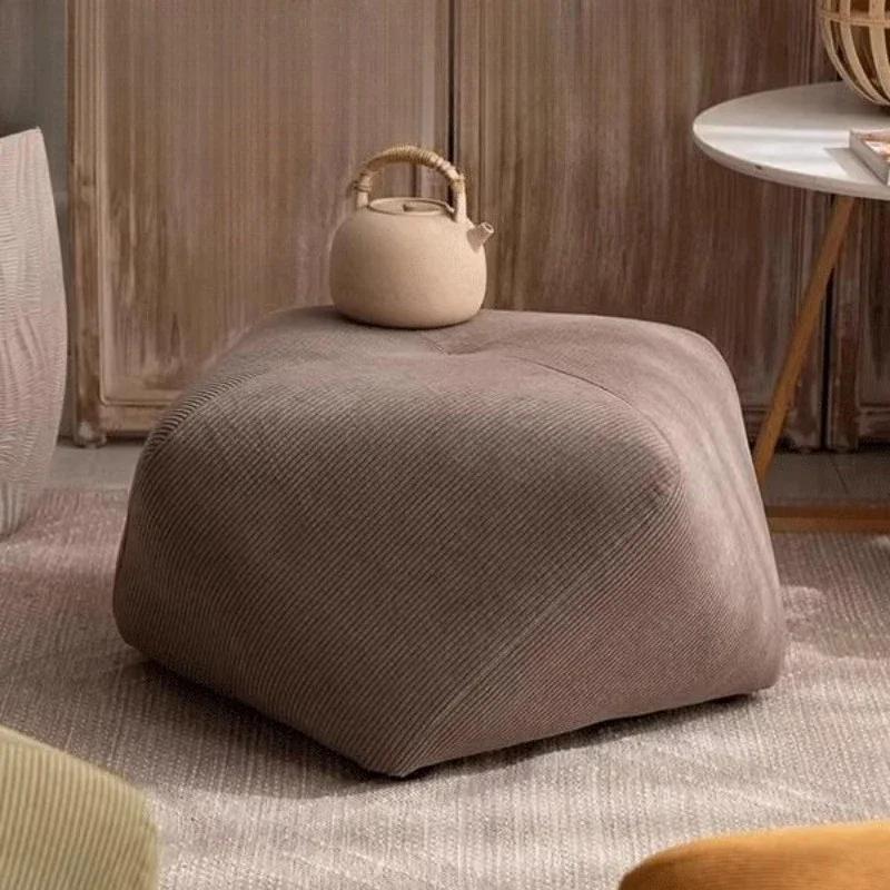 Pouf moderne simplicité faible changement chaussure jetée tabouret repose-pieds maison salon meubles