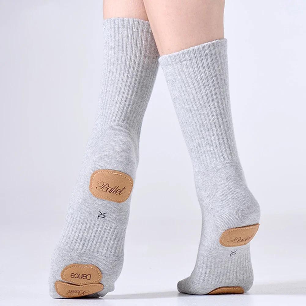 Chaussettes de Yoga de danse moderne antidérapantes pour filles, femmes et hommes, chaussettes de Ba