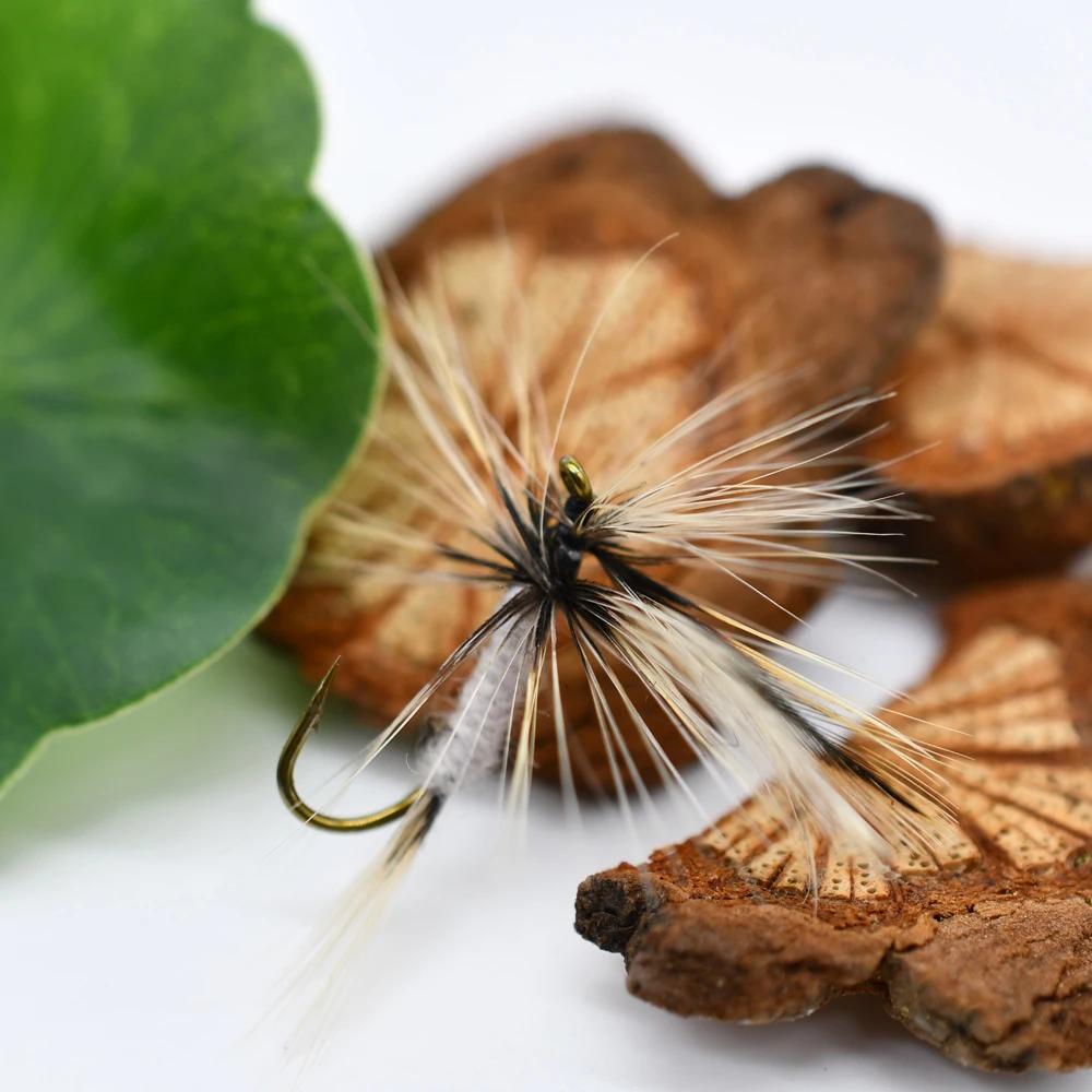 MNFT 10 pièces 10 # Stimulateur pêche à la mouche truite sèche mouches appât artificiel