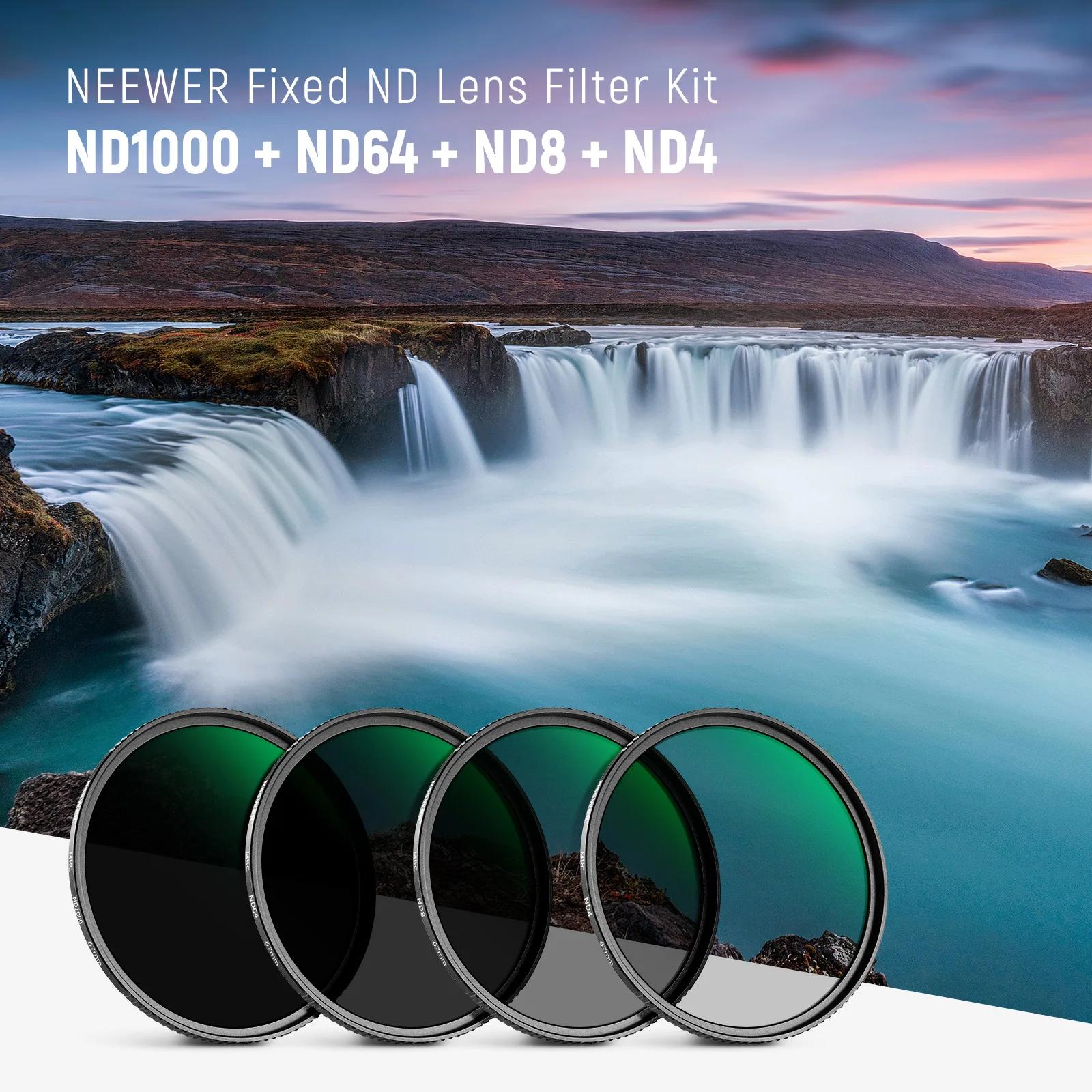 NEEPackets-Kit de filtres ND pour partenaires, ensemble de filtres de densité al, double face, 30 co