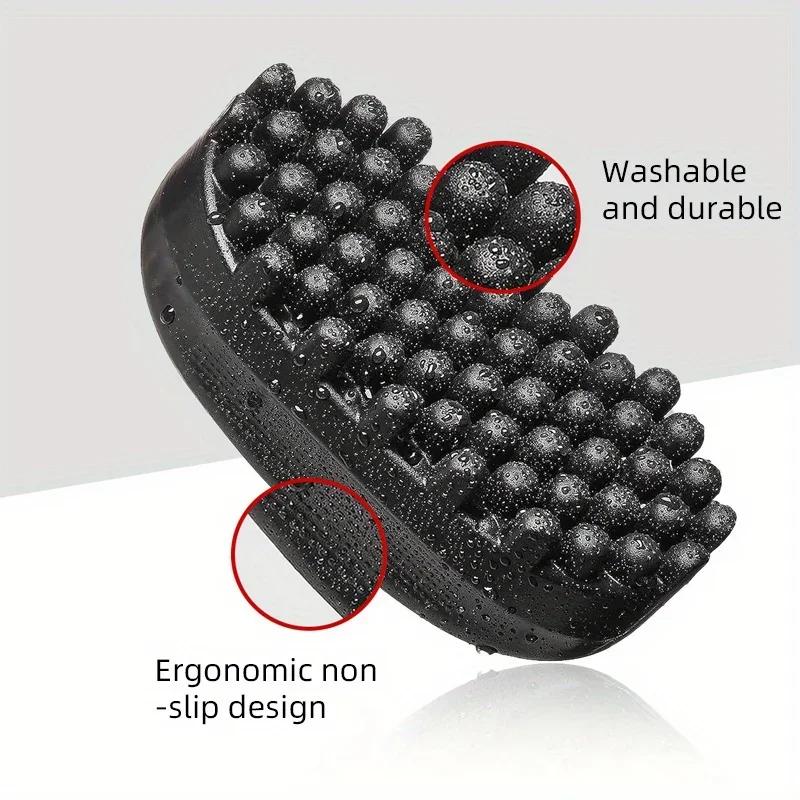 Ensemble combiné d'outils de coiffure pour tresses de cheveux, peigne à grille de cheveux noirs + br
