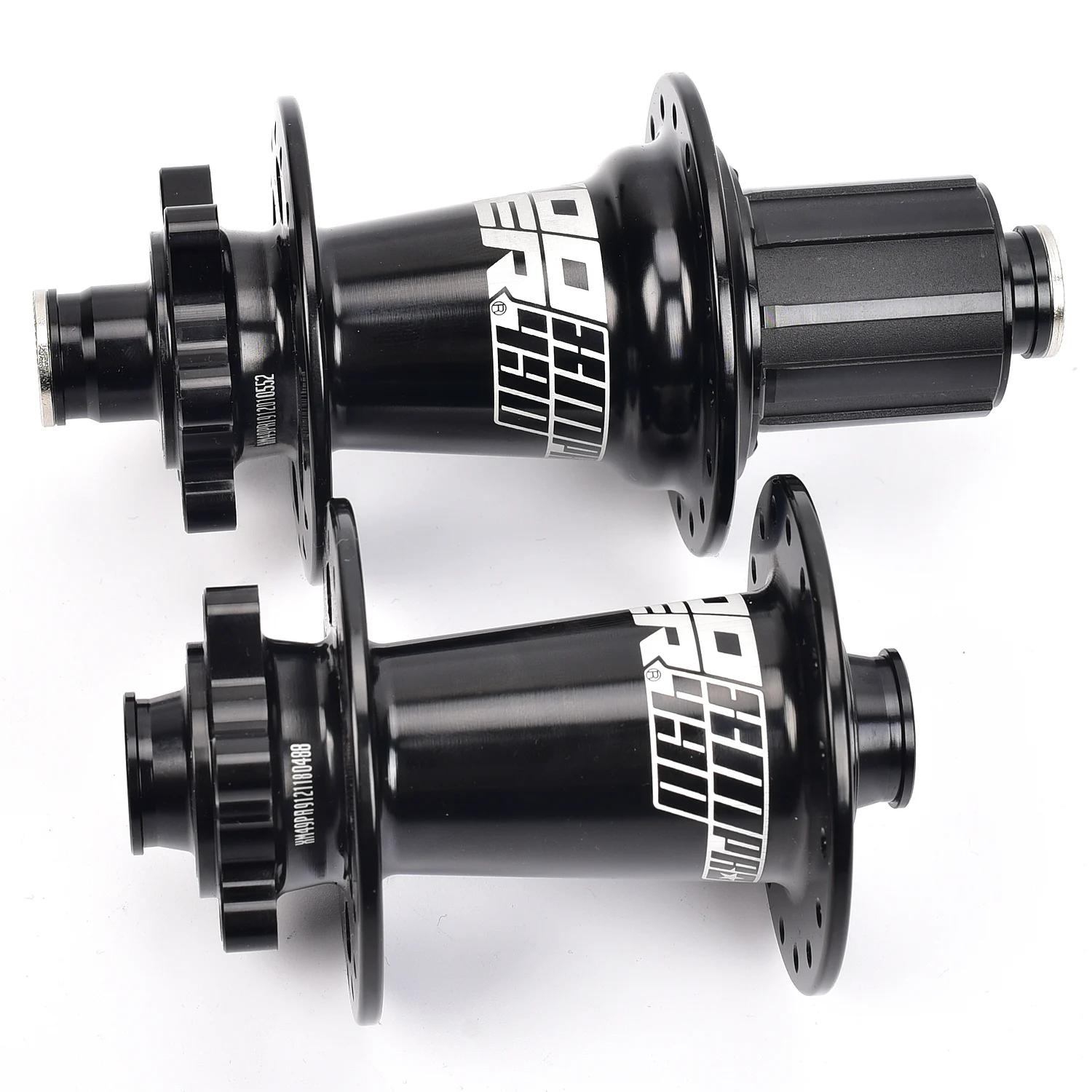 Moyeux de vélo KOOZER XM490 PRO 28/32/36 trous Qr à travers TA arbre en acier 4 roulements 6 cliquet