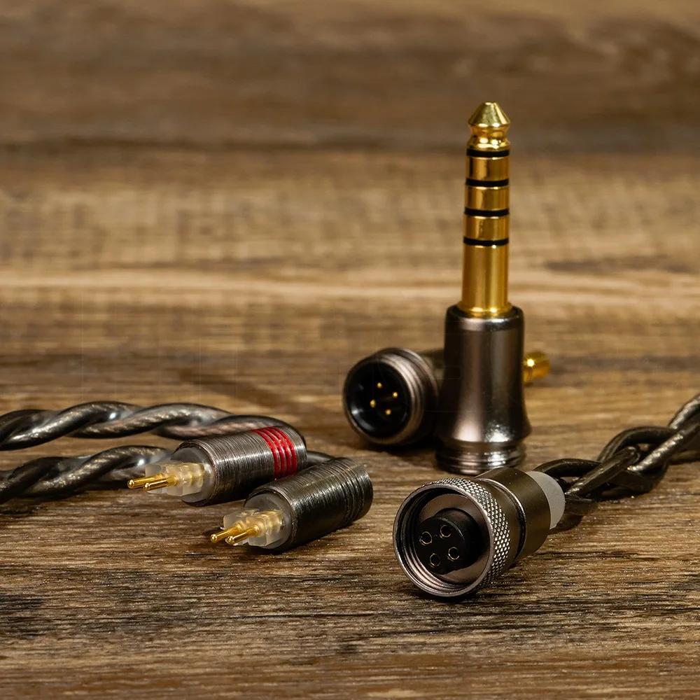 HiFiGo DUNU x Gizaudio DaVinci 2DD + 4BA écouteurs intra-auriculaires hybrides avec câble de fiches