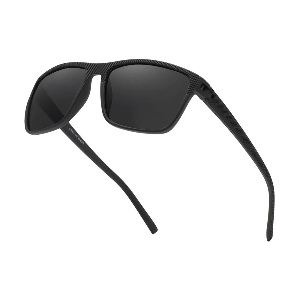 KINGSEVEN mode lunettes de soleil polarisées pour hommes UV400 lunettes rectangulaires pêche conduit