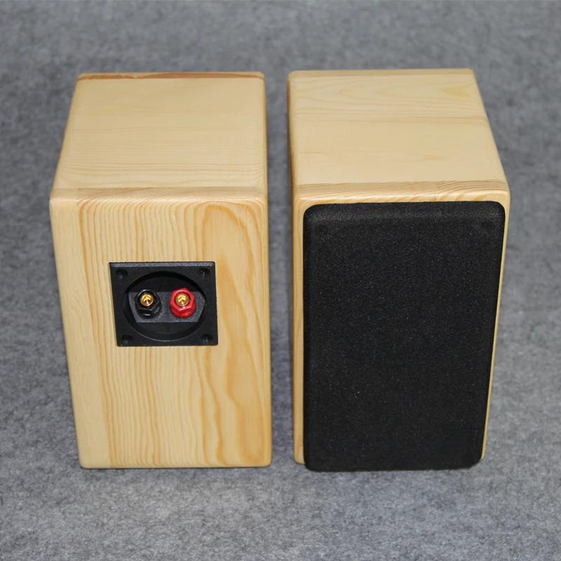 3 pouces haut-parleur coque pin bambou maison Audio gamme complète haut-parleur boîtier vide maison