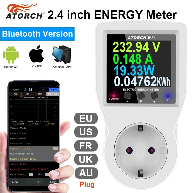 AC85V-265V wattmètre de puissance numérique consommation d'électricité Kwh compteur d'énergie watt c