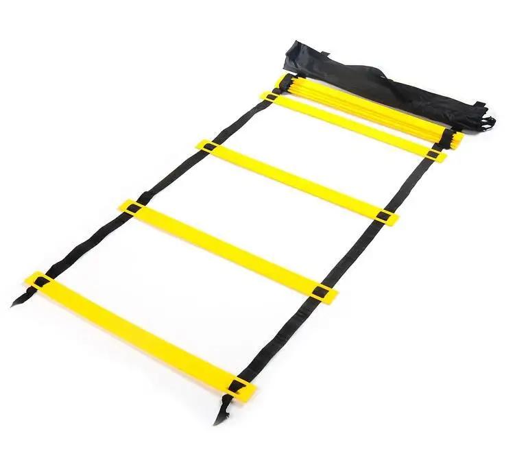Échelles d'entraînement en nylon avec sangles, escalier agile, vitesse d'agilité, fitness, football,