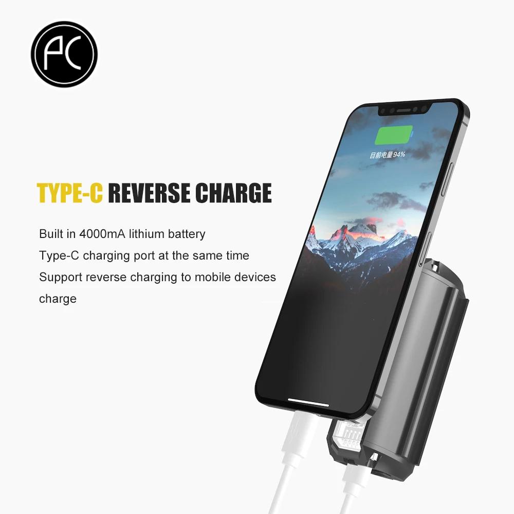 Lampe de vélo PCycling, éclairage avant 2600 lumens, lampe de vélo 8000 mAh, lampe torche étanche, c