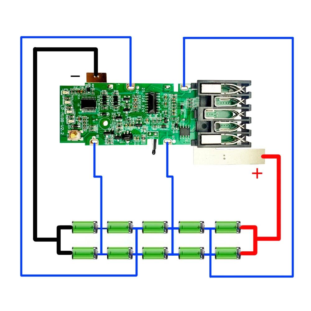 Boîtier en plastique pour batterie Li-ion 21700, Protection de charge PCB, boîtier de Circuit imprim