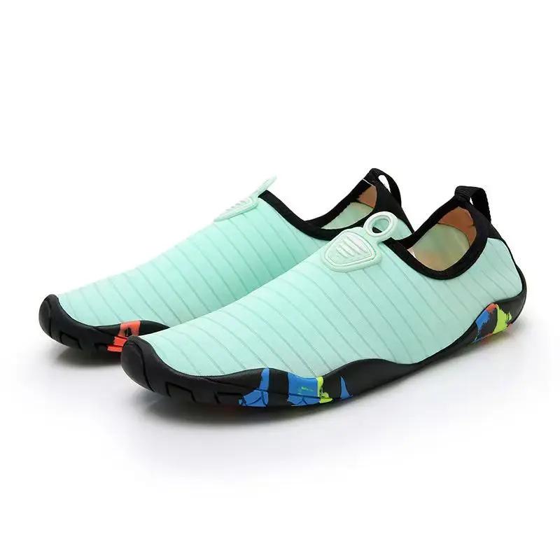 Chaussures de gymnastique d'intérieur unisexes, chaussures de plage à interférence de vitesse en ple