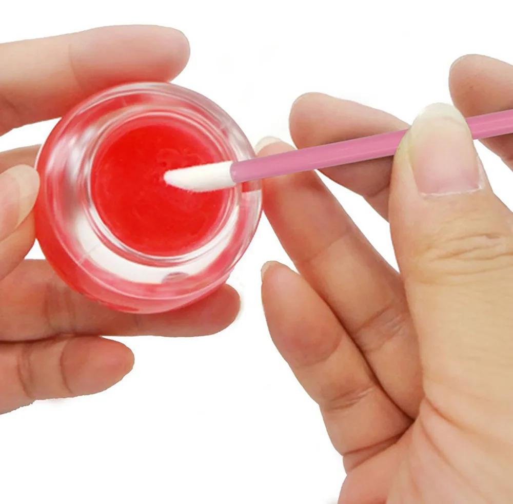 100 pièces brosse à lèvres brosse d'extension de cils pinceaux de maquillage pour Extension de cils