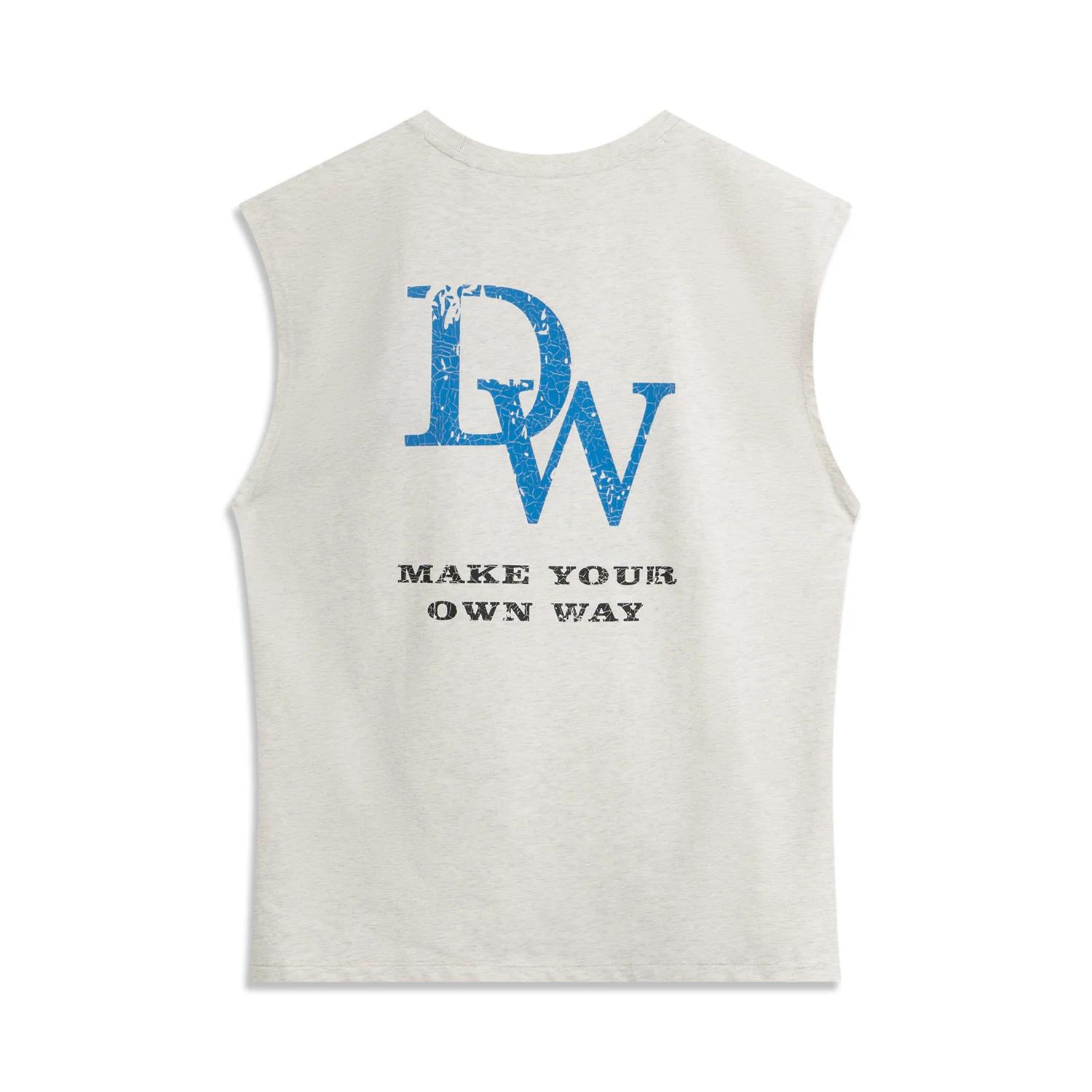 Li-Ning Gilets Wade pour hommes AT DRY FREEZE Coupe ample AT._UV-50+ 51% Coton 35% Polyester 14% Vis