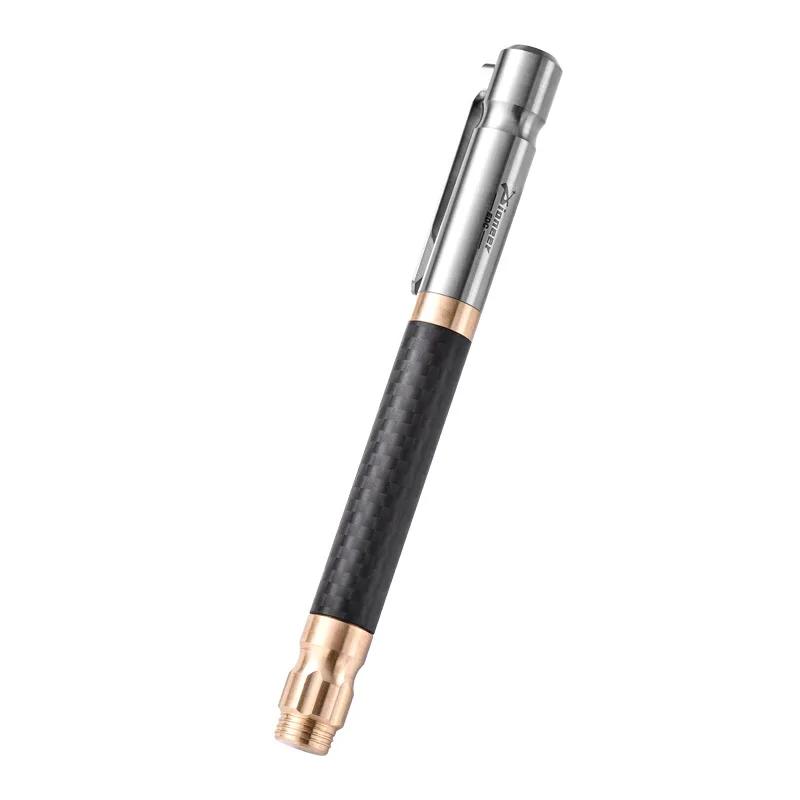 EDC-Stylo en laiton en alliage de titane, avec collection d'écriture, multifonctionnel, portable, ou