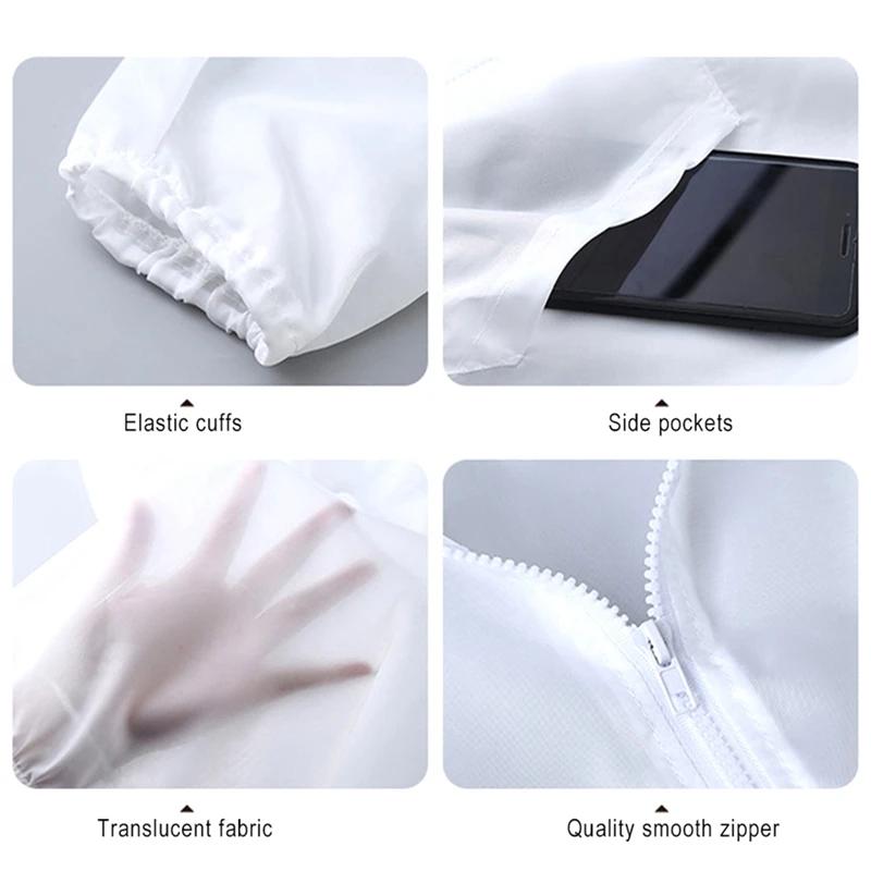 Manteau de Protection solaire respirant à séchage rapide pour femmes et hommes, manteaux légers pour