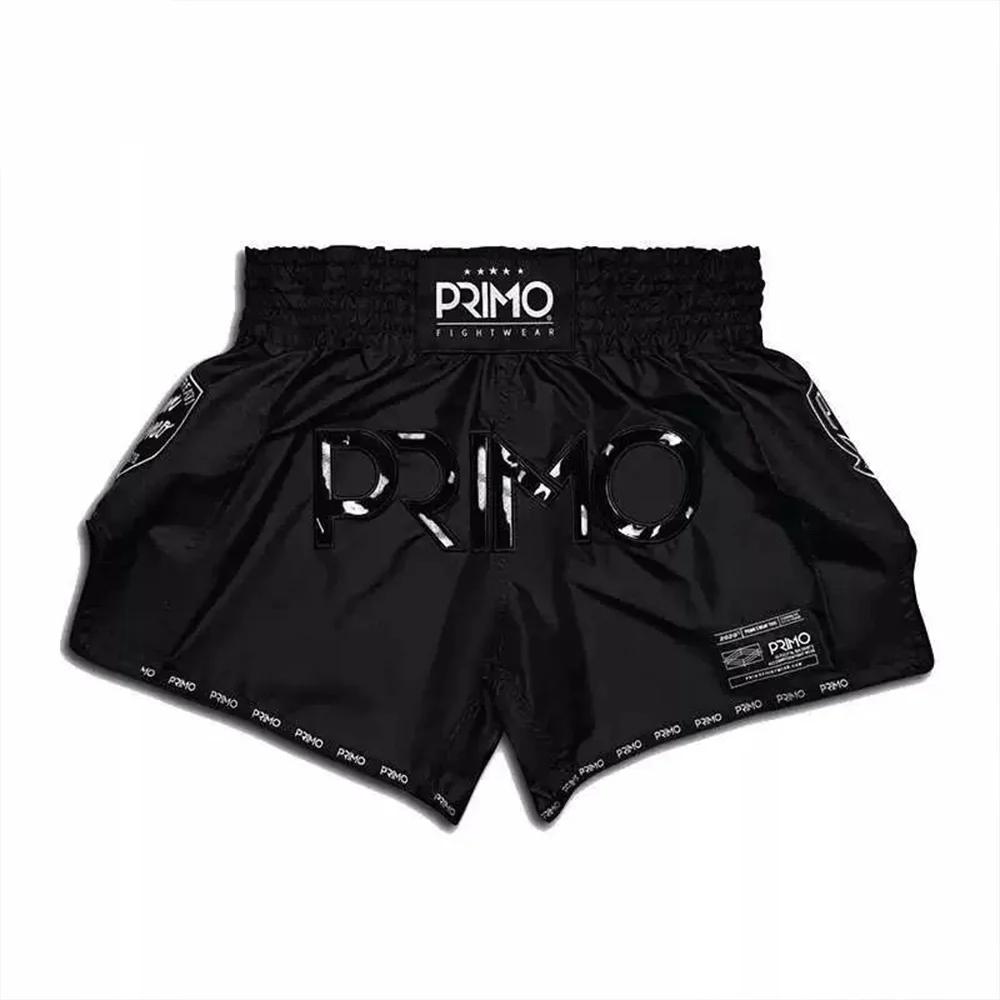 Short de combat de gymnastique Muay Thai, style brodé, pantalon de sport de Combat, de Fitness, de b