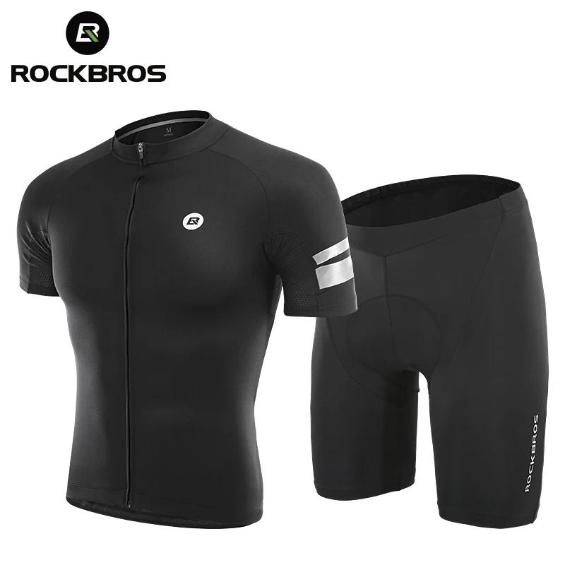 ROCKBROS – maillot de cyclisme pour hommes, chemise d'été respirante, vêtements de vélo à séchage ra
