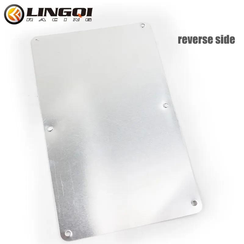 LINGQI Moto ATV plaque d'avertissement réfléchissante Pit Dirt Bike panneau arrière décalcomanies ca
