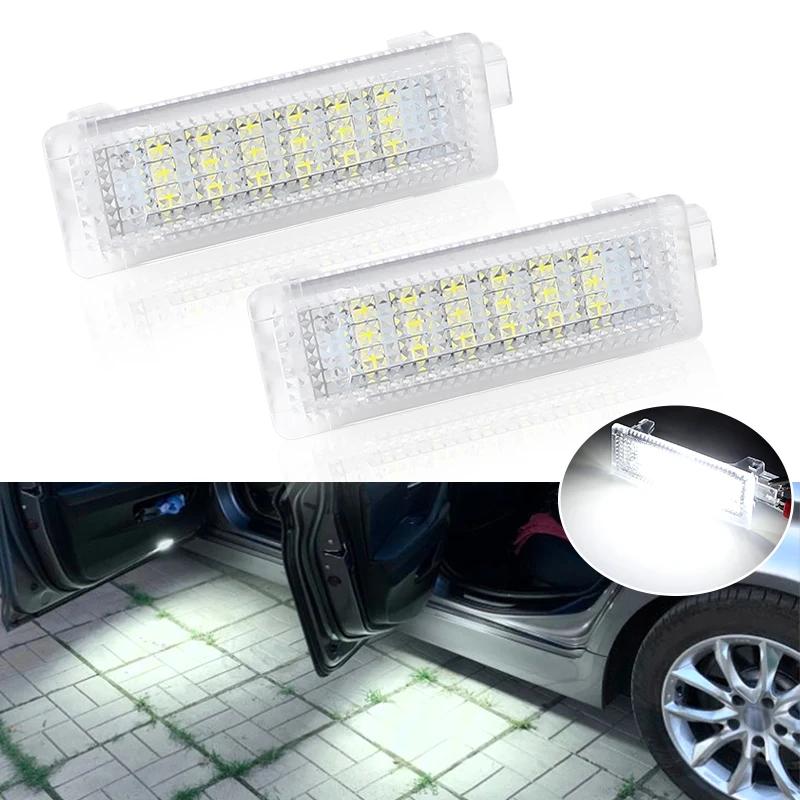 2x LED De Courtoisie De Porte Intérieur Plancher Lumière De Coffre a Bagages Lampe De Boîte À Gants