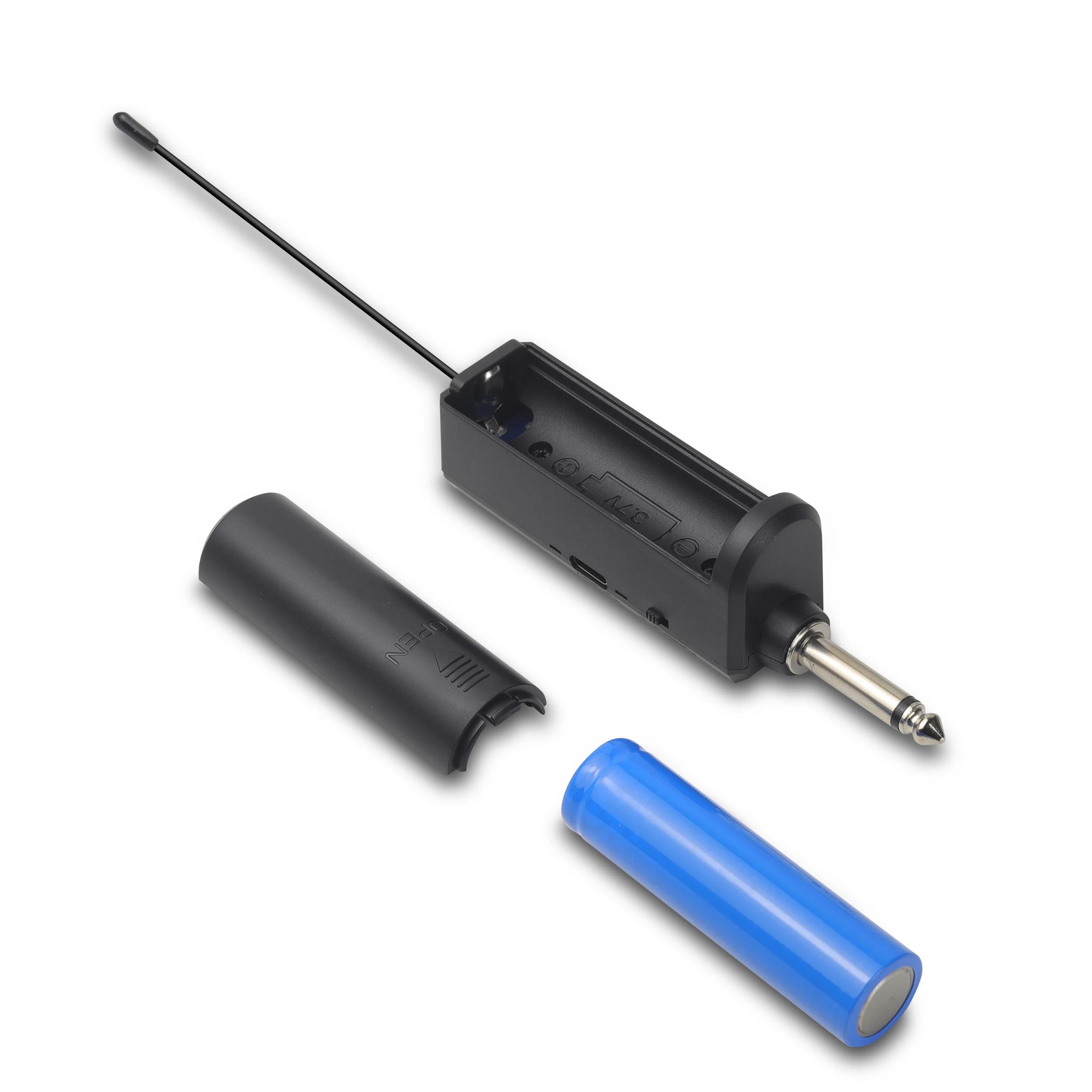 Microphone sans fil 2 canaux UHF, fréquence fixe, portable, pour fête, karaoké, église professionnel